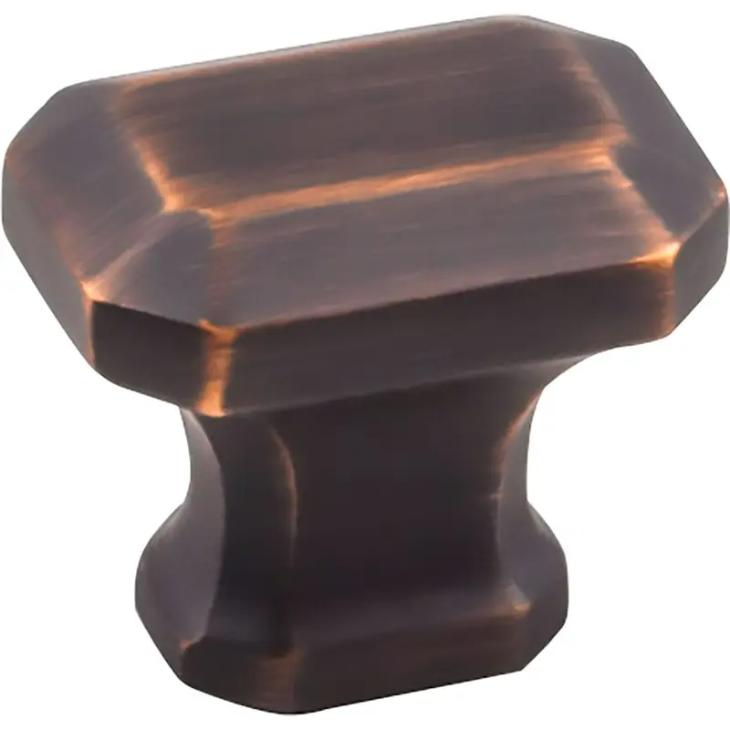 Ella Knob, 1-1/4" O.L., Brushed Oil Rubbed Bronze