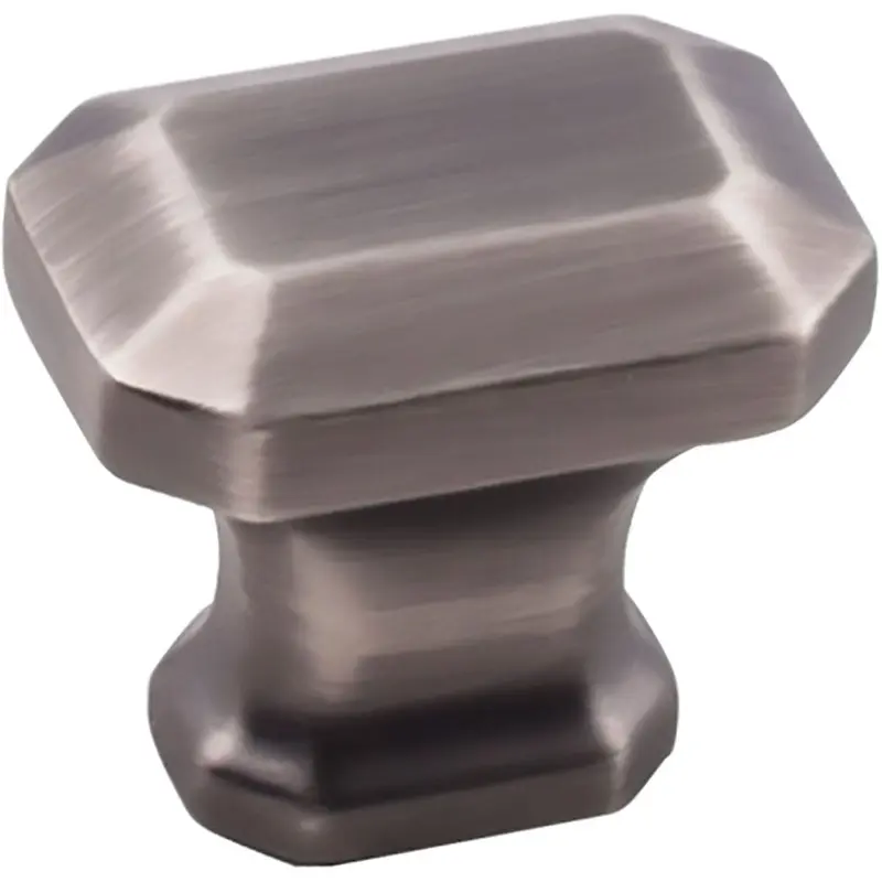 Ella Knob, 1-1/4" O.L., Brushed Pewter