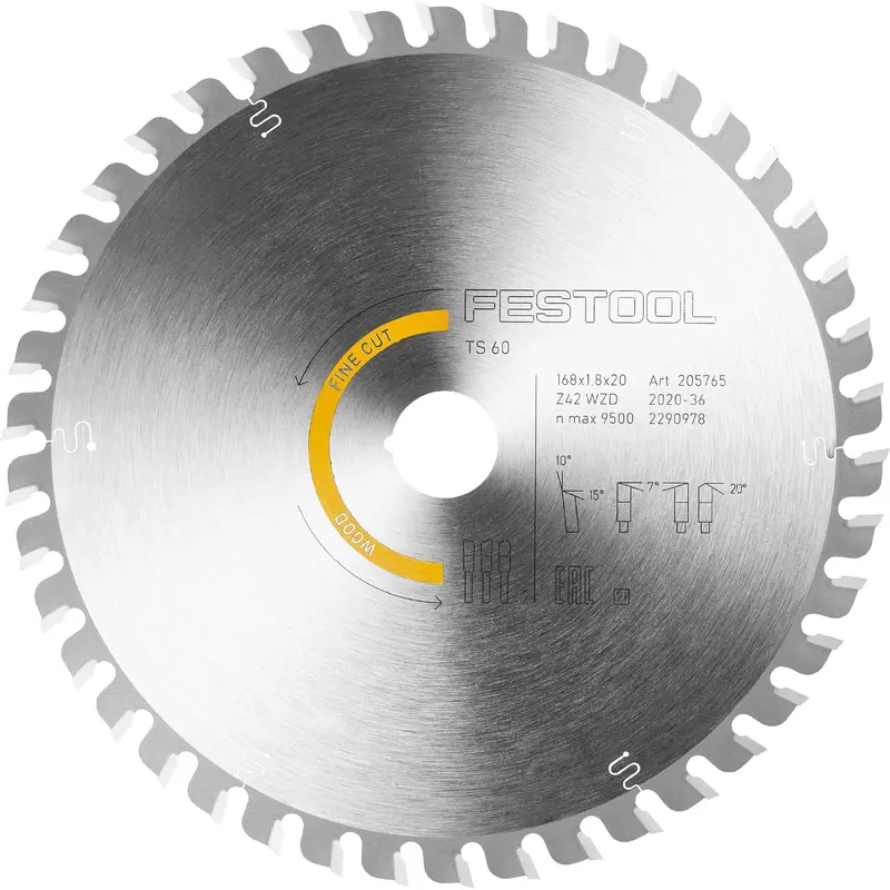 Fine Cut Saw Blade 42T - TS 60