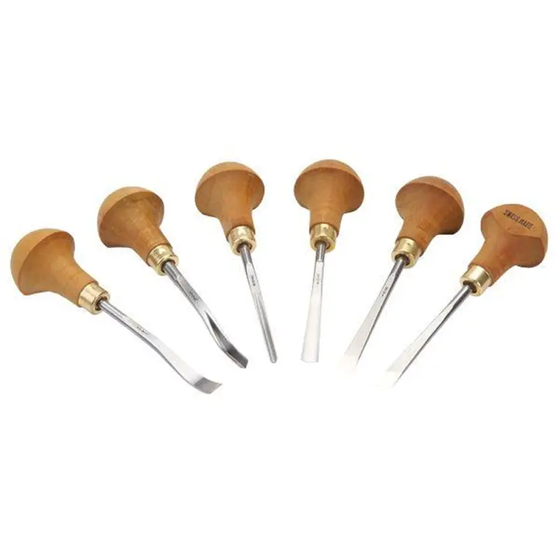 Carving Tool Palm Handled Set A 6 piece