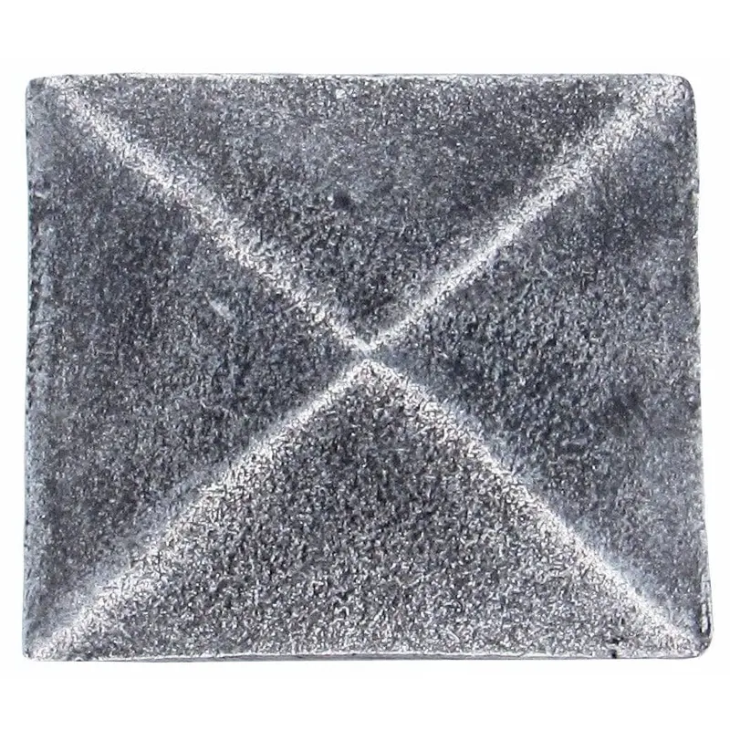 Prism Pyramid Knob Pewter Oxide
