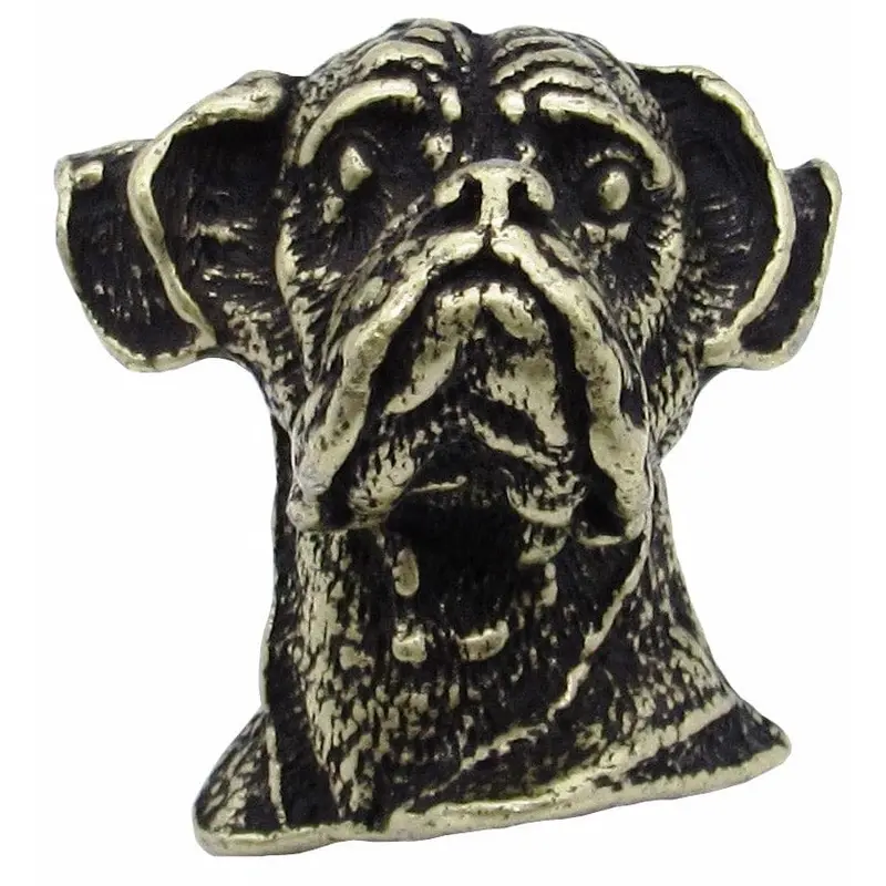 Boxer Knob Brass Oxide