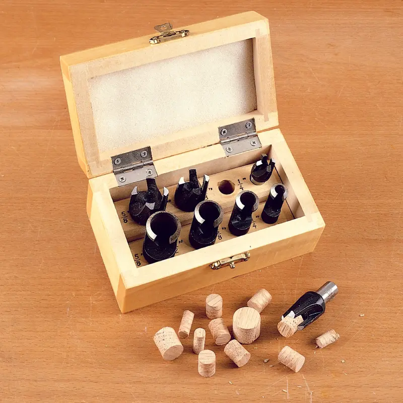 Deluxe Plug Cutter Kit - 8 Piece
