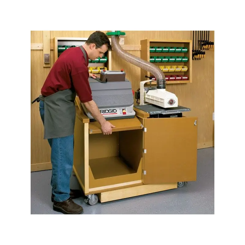 Woodworking Project Paper Plan to Build Dual-Purpose Sanding Center