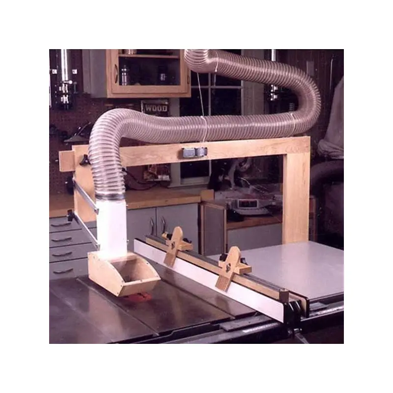 Woodworking Project Paper Plan to Build Tablesaw Dust Collector and Hold Downs