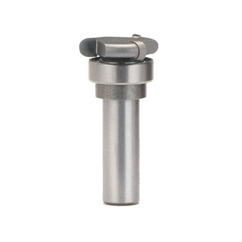 #3520 1/4" Stock Canoe Flute Router Bit With Bearing, 1/2" SH, 1-1/8" CD