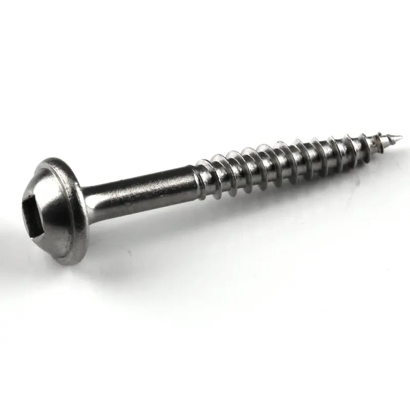 Pocket Hole Screw - #7 x 1-1/4" Fine - Stainless - 100 Piece