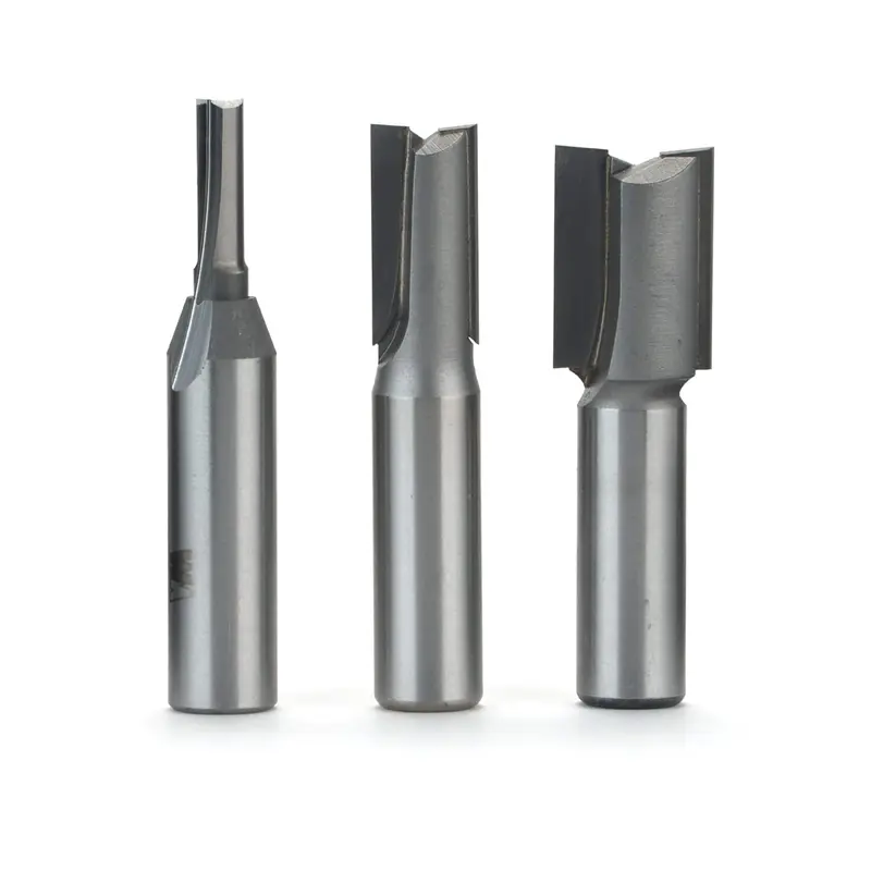 Undersized Plywood Dado Router Bit Set - 1/2" Shank - 3 Piece