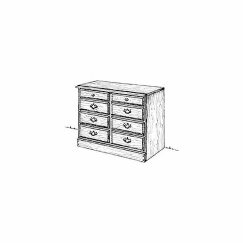 Woodworking Project Paper Plan to Build Chest of Drawers 30
