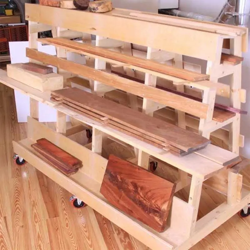Woodworking Project Paper Plan to Build Lumber & Sheet Goods Storage Rack
