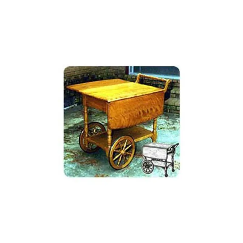 Woodworking Project Paper Plan to Build Tea Serving Cart