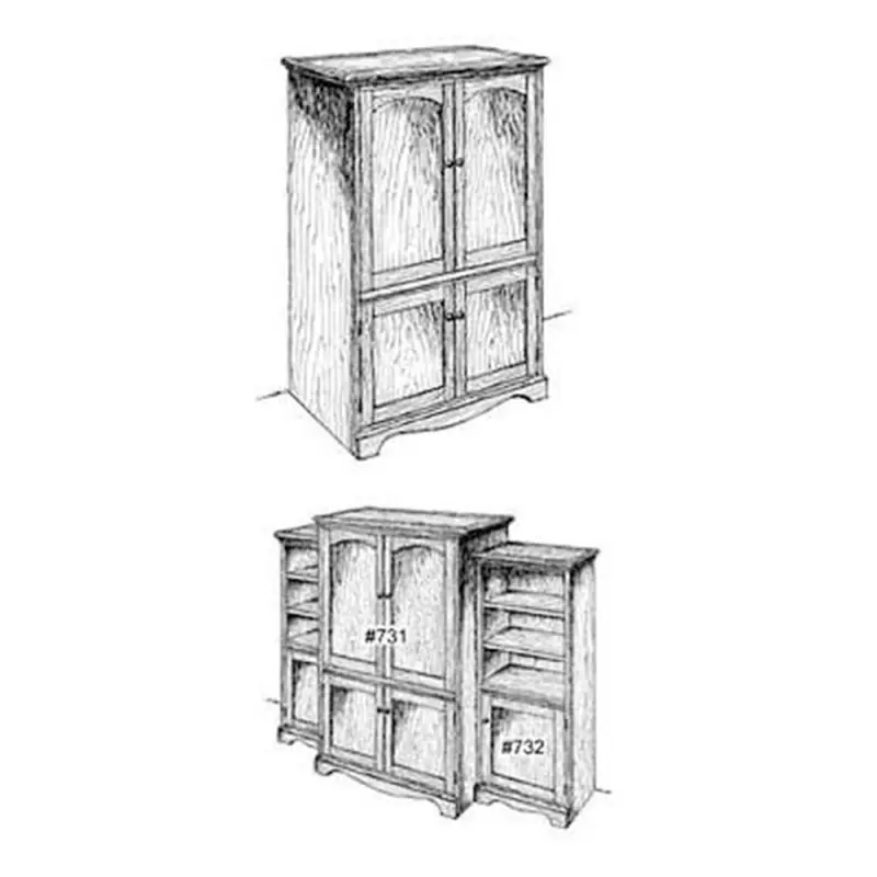 Woodworking Project Paper Plan to Build Entertainment Center