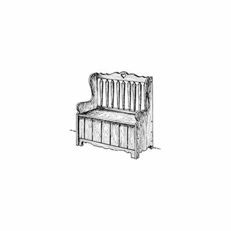 Woodworking Project Paper Plan to Build Hall Storage Bench