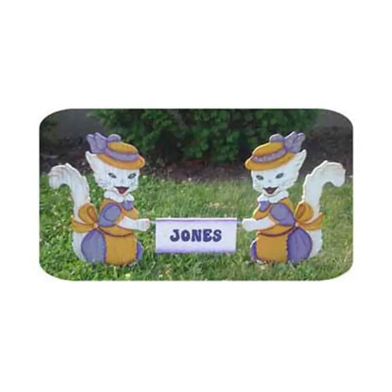 Woodworking Project Paper Plan to Build Miss Kitty Welcome