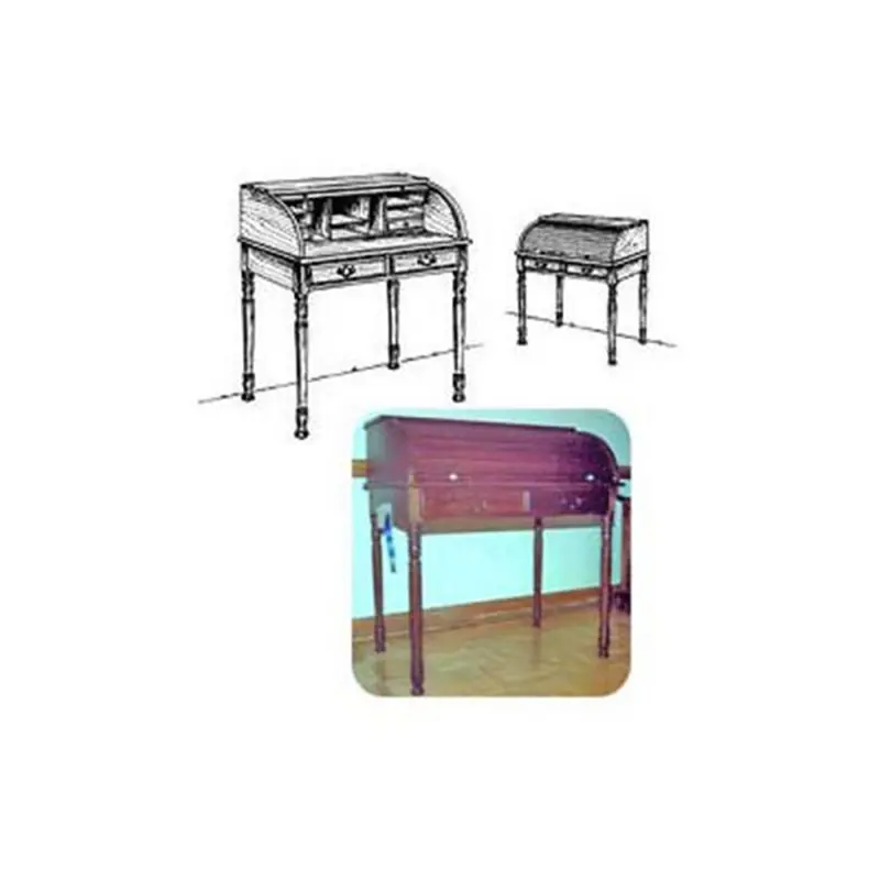 Woodworking Project Paper Plan to Build Small Roll Top Desk