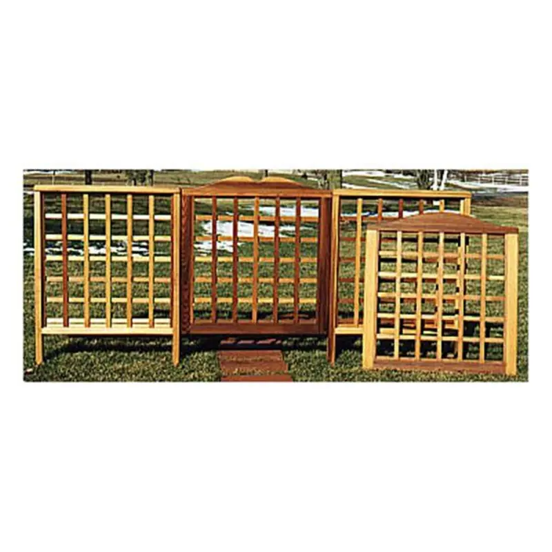Woodworking Project Paper Plan to Build Trellis Fencing