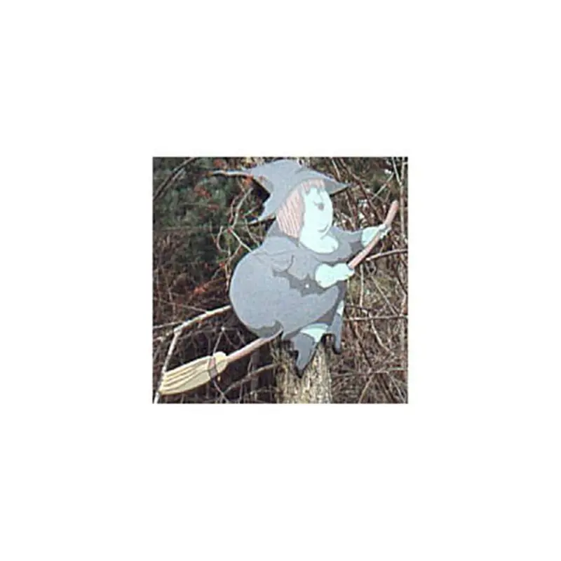 Woodworking Project Paper Plan to Build Witch and Broom