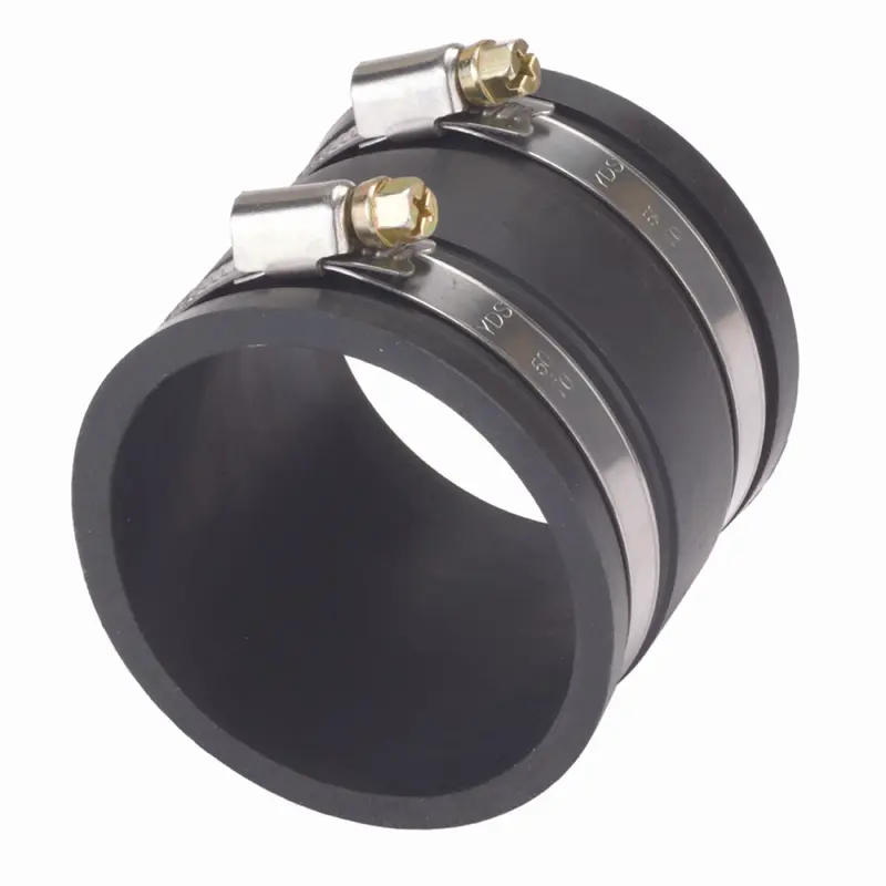 Dust Control Flex Cuff w/ Hose Clamps - 2-1/2" ID x 2-1/2" L