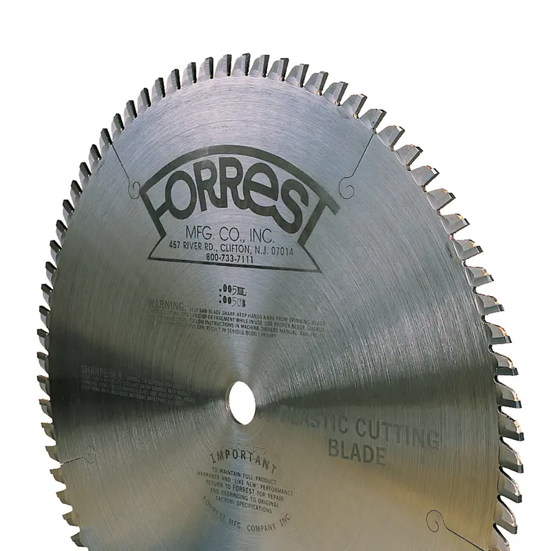 NM108011100 No Melt Saw Blade, Thin-Kerf, 10" x 80 Tooth
