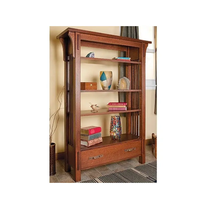 Arts & Craft Bookcase - Downloadable Plan