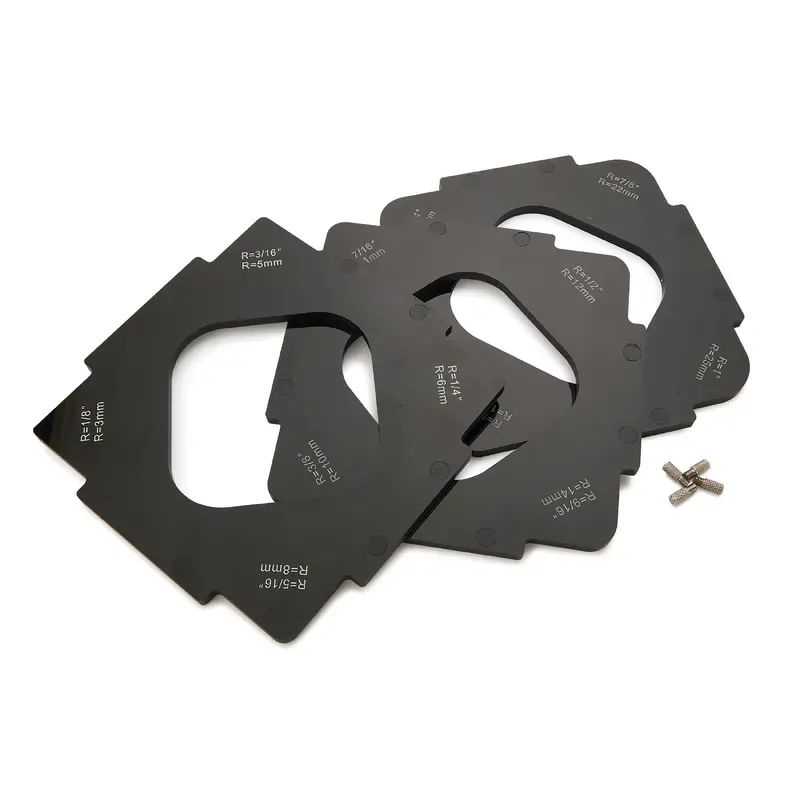 Router Corner Radius Jigs/Templates - Small - 3 Piece