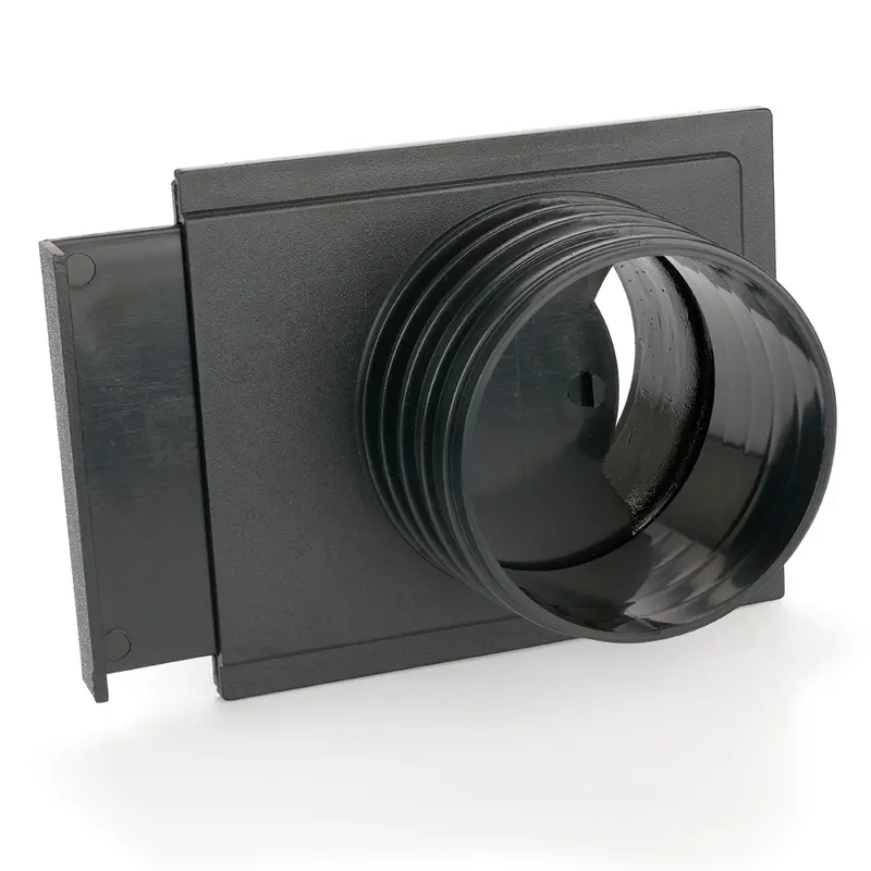 Tapered OD 4" Threaded Blast Gate - 4"