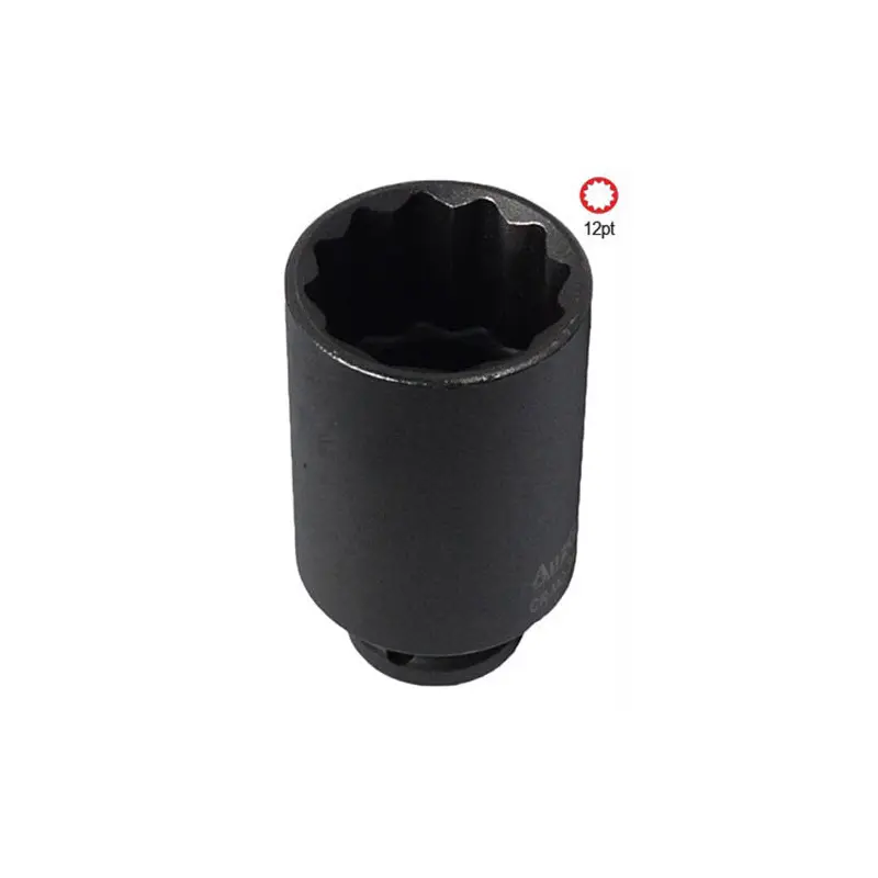 1/2'' Square Drive 12 Point Standard Deep Impact Socket