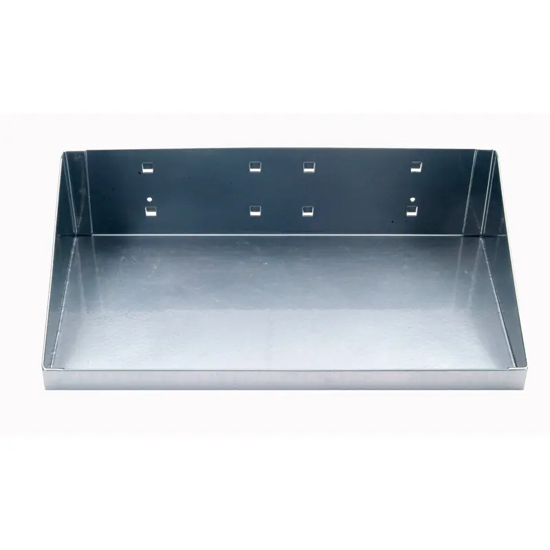 12" W x 6" D Silver Steel Shelf for LocBoard