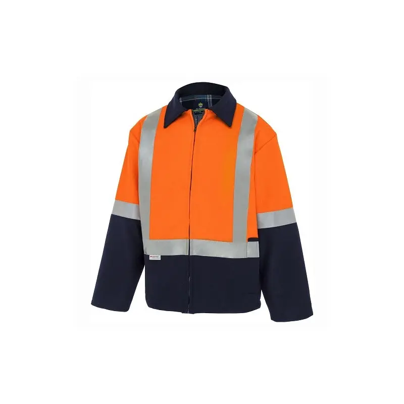 WS Workwear Hi-Vis Bluey Jacket w/ H-Reflective