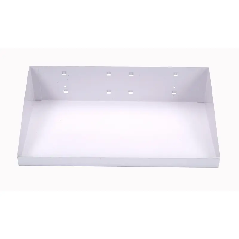12 In. W x 6 In. D White Epoxy Powder Coated Steel Shelf for LocBoard