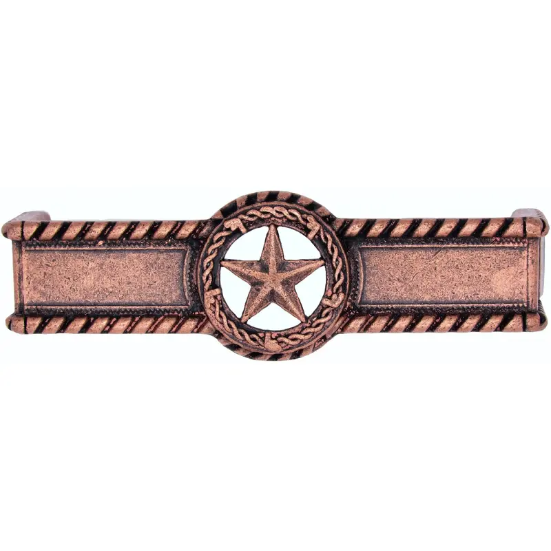 Star with Barbed Wire Pull, Copper Oxide