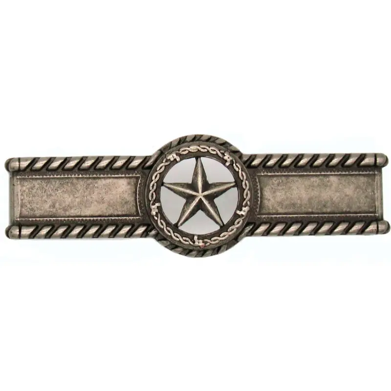 Star with Barbed Wire Pull, Nickel Oxide