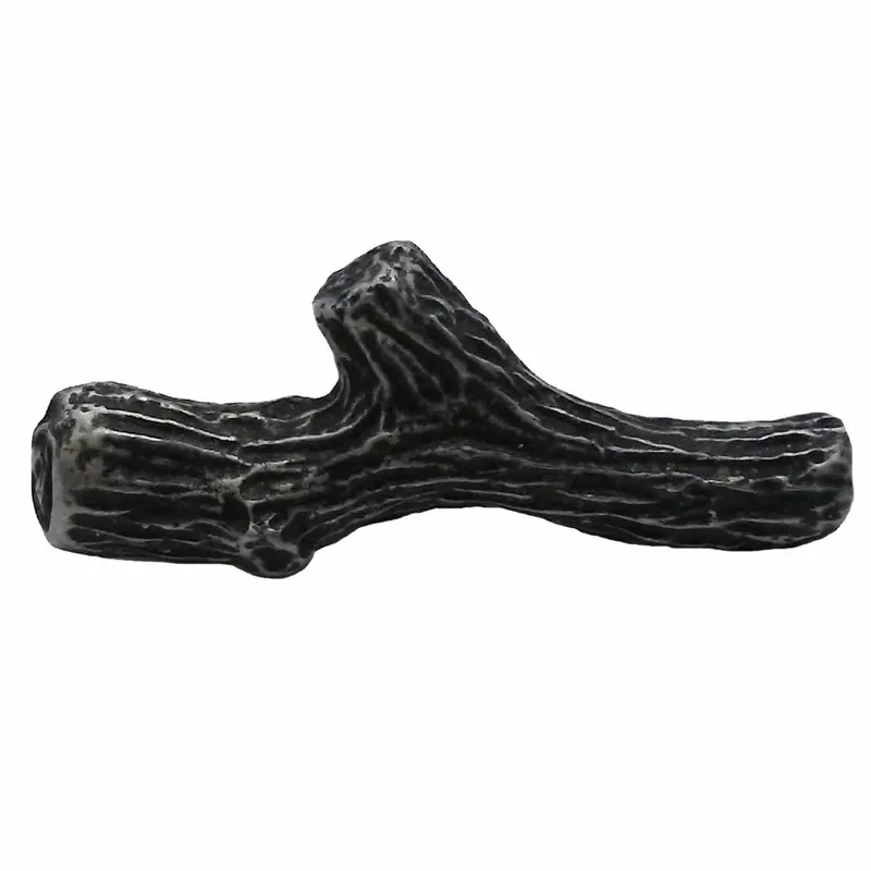 Twig Knob, Pewter Oxide