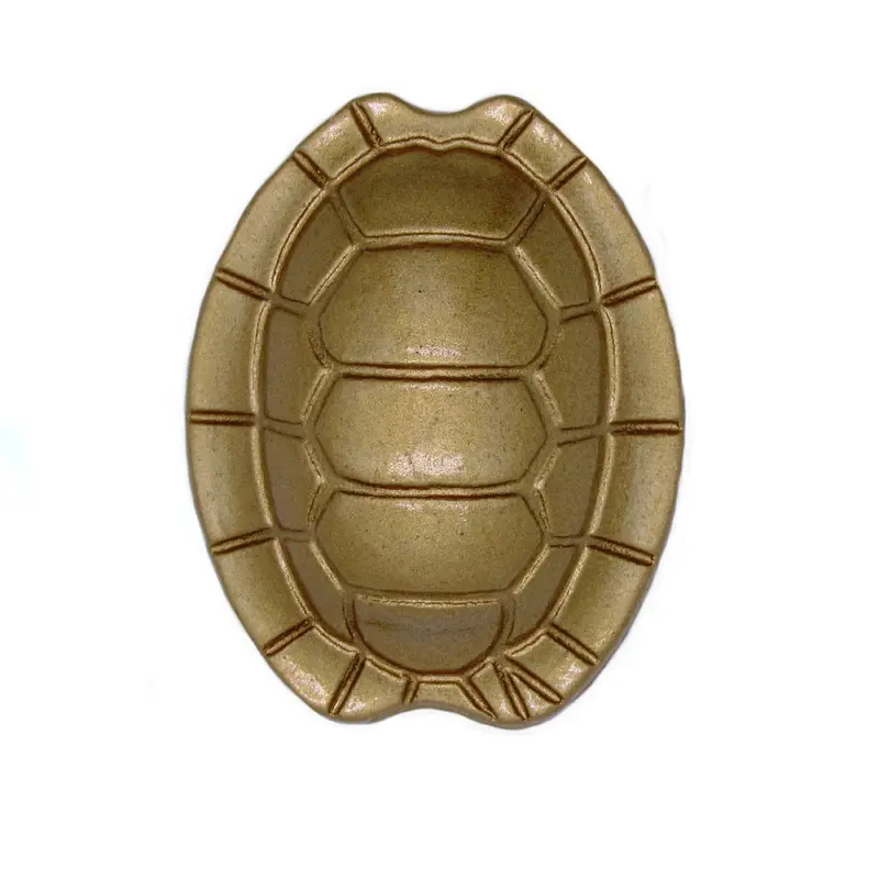 Turtle Shell Knob, Lux Gold