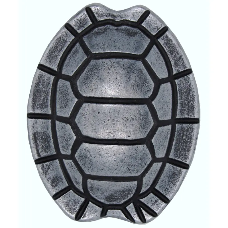 Turtle Shell Knob, Pewter Oxide