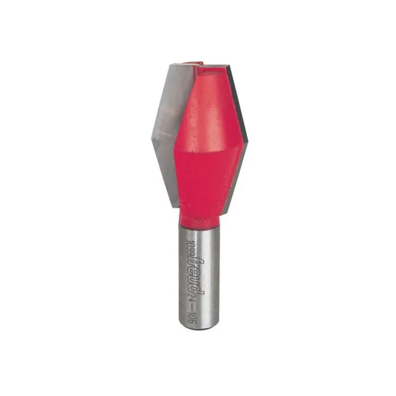 24-106 Butterfly Spline Router Bit 1/2" SH 14 Degrees 1-1/8" D 1-3/4" CL