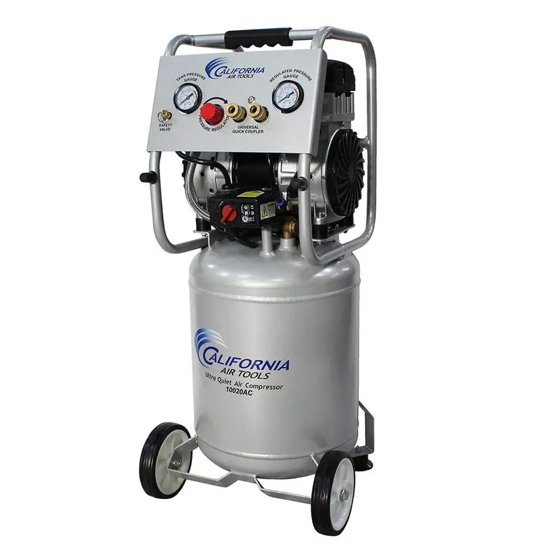 2HP 10 Gallon Oil-Free Aluminum Tank Air Compressor with Auto Drain Valve