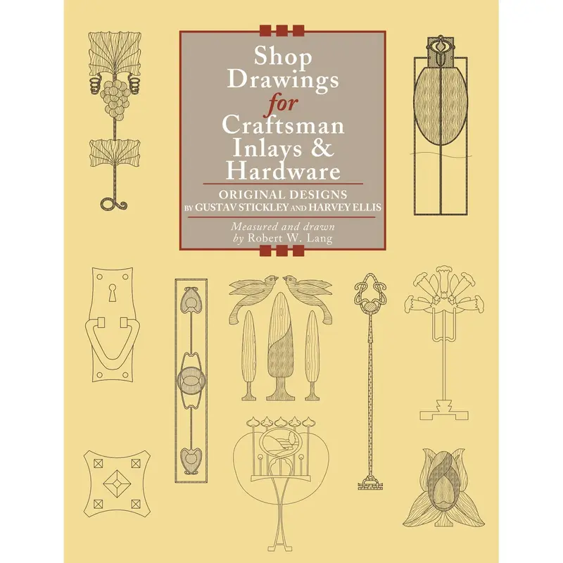 Shop Drawings for Craftsman Inlays and Hardware