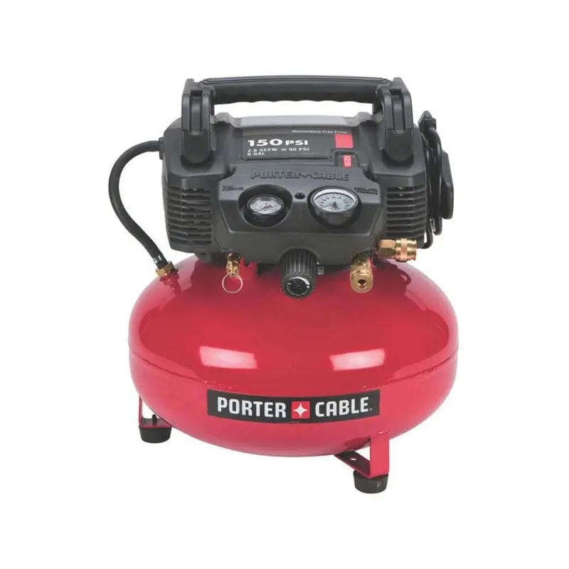 6 Gallon Oil-Free Pancake Air Compressor - 4/5 HP - 150 PSI