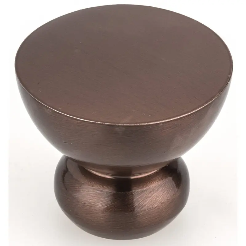 Contemporary Knob, 1-1/4" D, Oriental Bronze