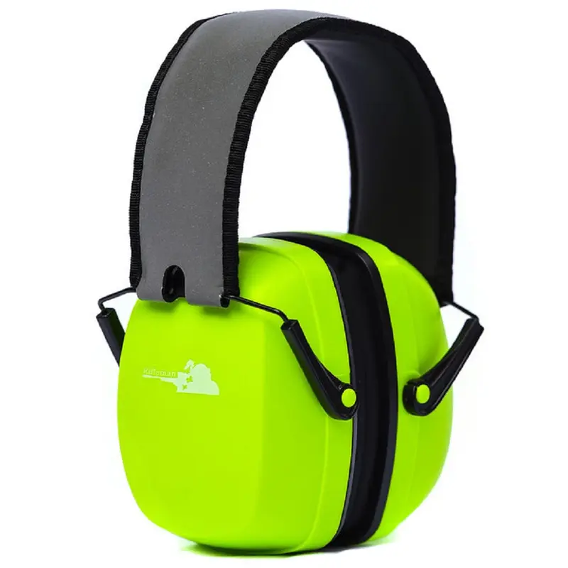 Hi Viz Green Ear Muffs w/Reflective Headband