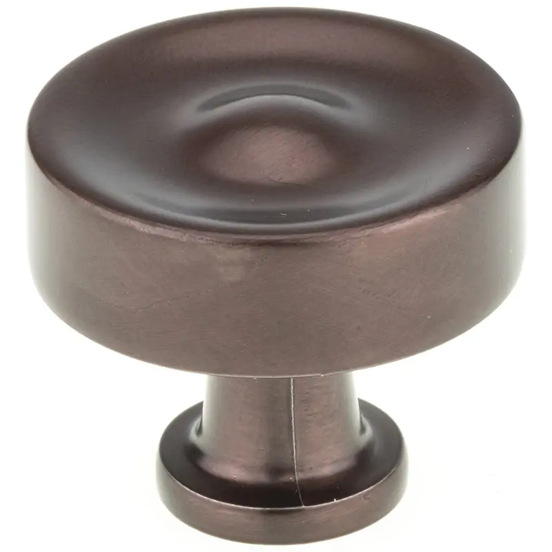 Traditional Knob, 1-3/8" D, Honey Bronze