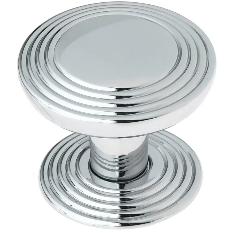 Transitional Knob, 1-1/4" D, Chrome