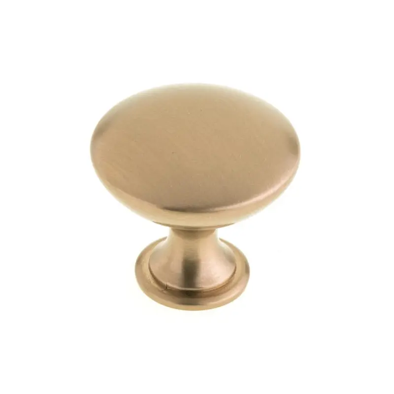 Contemporary Knob, 31/32" D, Champagne Bronze