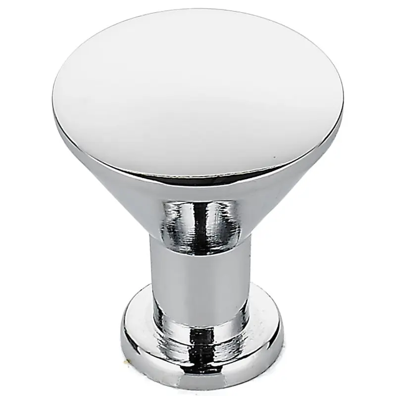 Contemporary Knob, 7/8" D, Chrome