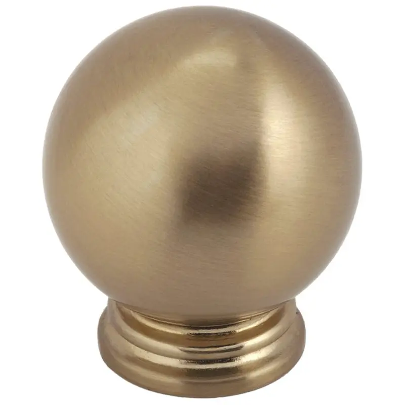 Traditional Knob, 1-3/16" D, Champagne Bronze