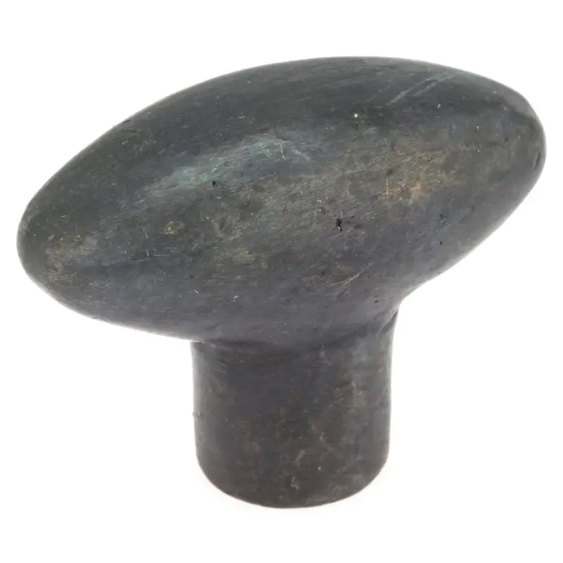 Traditional Knob, 1-3/8" x 21/32", Dark Bronze
