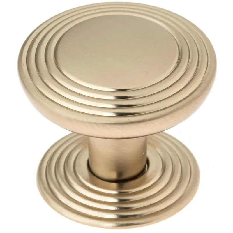Transitional Knob, 1-1/4" D, Champagne Bronze
