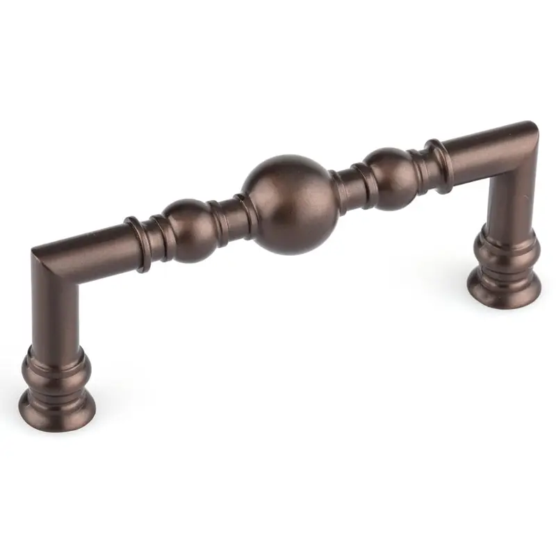 Traditional Pull, 3-3/4" Center-to-Center, Honey Bronze