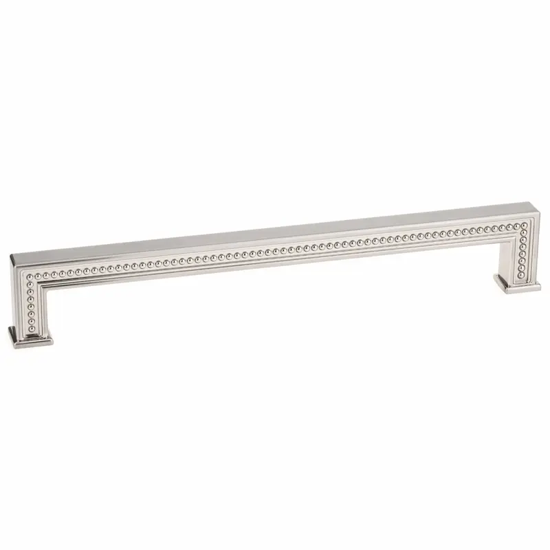 Transitional Pull, 12-5/8" Center-to-Center, Brushed Nickel